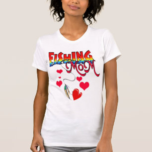 Camiseta Ropa de la mamá de la pesca