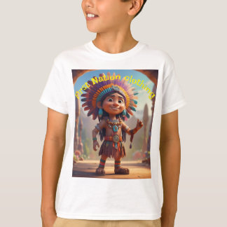 Camiseta ropa de la primera nación niños indios