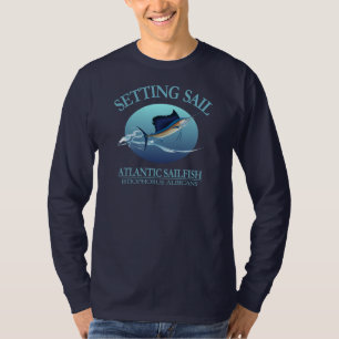 Camiseta Ropa de la vela del ajuste