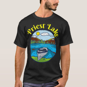 Camiseta Ropa de lago Sacerdote Idaho
