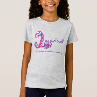 Camiseta Ropa de las niñas del nombre y del significado de