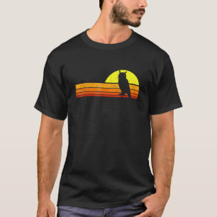 Camiseta Ropa de lechuza retro vintage