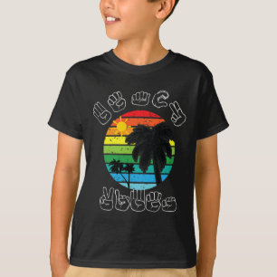 Camiseta Ropa de lenguaje de señas Asl Playa Sordo Conscien
