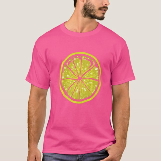 Camiseta Ropa de limón amarillo que coincide con el disfraz (Anverso)