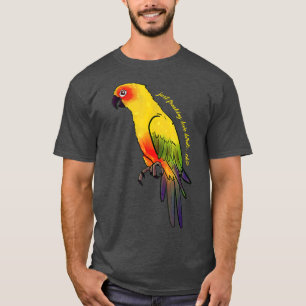 Camiseta Ropa de loro de tee gráfico de pájaro
