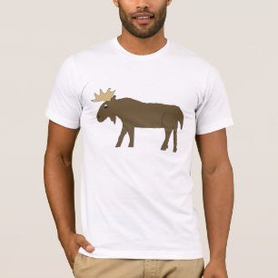 Camiseta Ropa de los alces de Brown