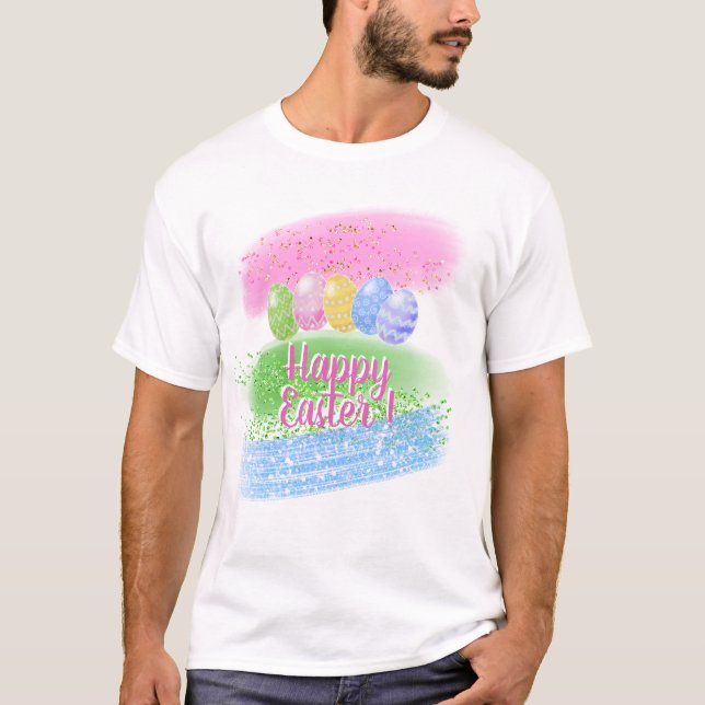 Camiseta Ropa de los hombres de Pascua, regalo de Pascua, F (Anverso)