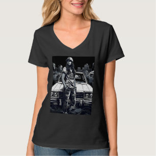 Camiseta Ropa de Lowrider de estilo chicana para mujeres me