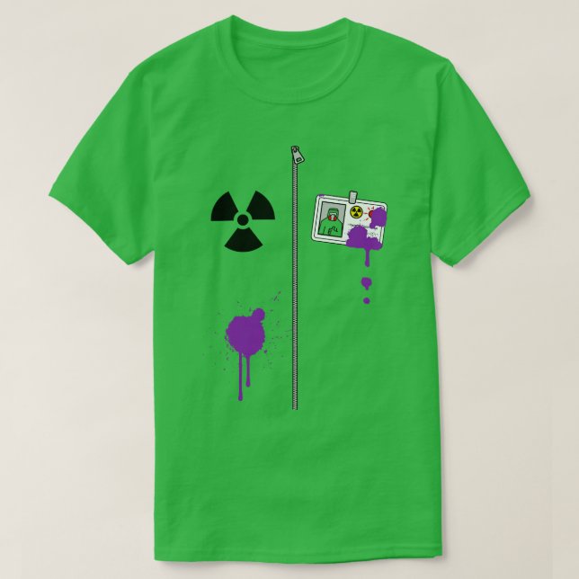 Camiseta Ropa de maltrato de hazmat (Diseño del anverso)