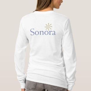 Camiseta Ropa de marca Sonora para mujeres (logotipo traser