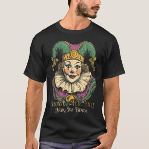 Camiseta Ropa de Masque Mardi Trajes Mardi Gras Vintage C