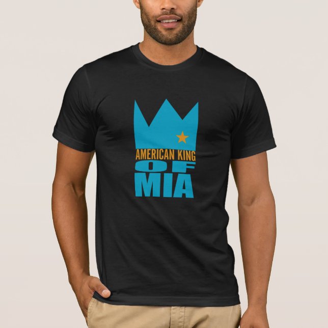 Camiseta Ropa de MIMS - rey americano de MIA (Anverso)