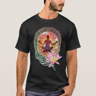 Camiseta Ropa de moda de yoga de meditación budista Outfit 