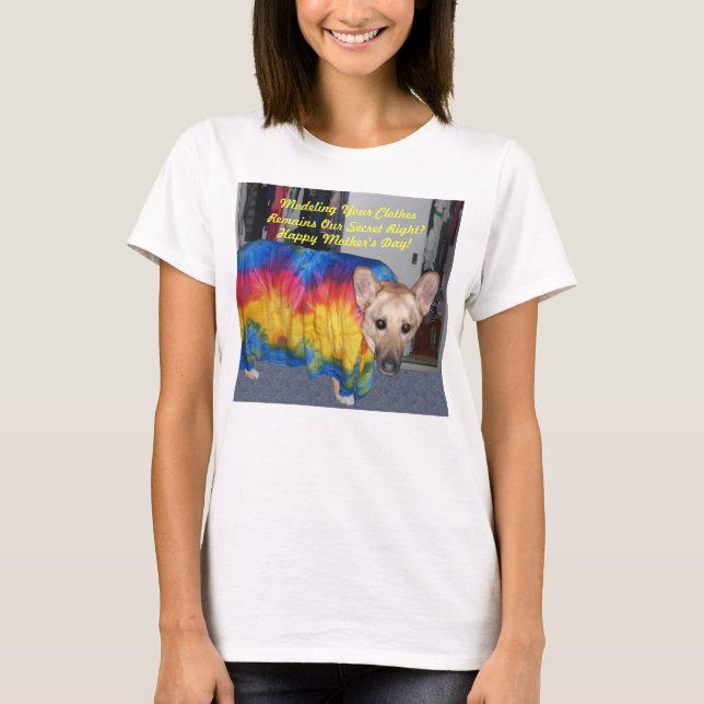 Camiseta Ropa de modelado del Día de la Madre (Anverso)