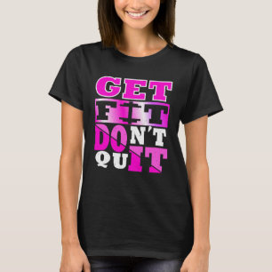 Camiseta Ropa de motivación para hacer ejercicio No te rind
