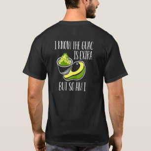 Camiseta Ropa de mujer mexicana Guacamole Aguacate Cinco De