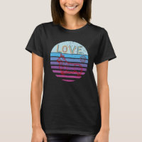 Ropa de mujeres y niños rayada de verano retro