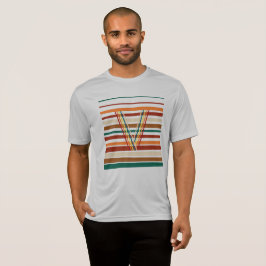 Camiseta Ropa de mujeres y niños rayada de verano retro