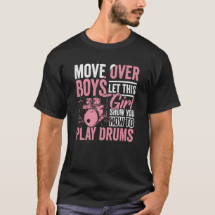 Camiseta Ropa de músico de batería cita de batería para