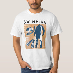Camiseta Ropa de natación y gafas
