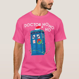 Camiseta Ropa de Navidad de médico divertido Ho Ho Ho famil