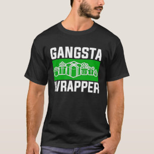 Camiseta Ropa de Navidades de envolvimiento de gangsta para