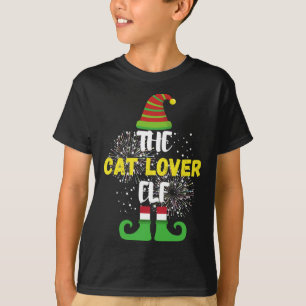 Camiseta Ropa de Navidades de la familia Elf Cat Lover