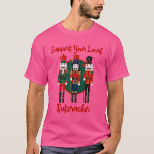 Camiseta Ropa de Navidades de soldados de ballet desnudo
