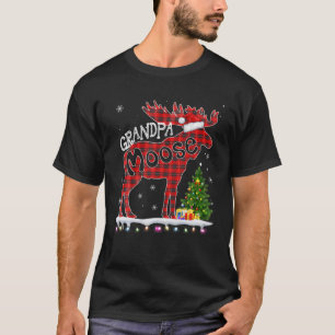 Camiseta Ropa De Navidades Familiares De Abuelo Moose Por F