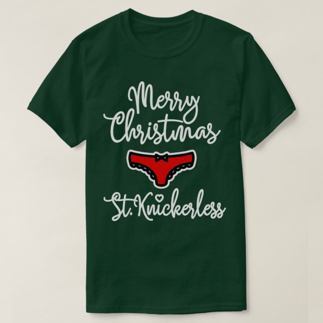 Camiseta Ropa de Navidades sexy sin conocimiento (Diseño del anverso)