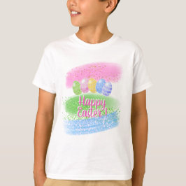 Camiseta Ropa de niños de Pascua, regalo de Pascua, feliz P