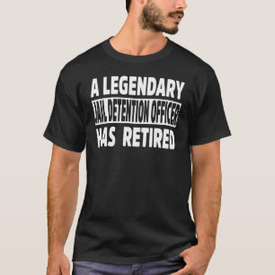 Camiseta Ropa de oficial de detención de cárcel jubilado O