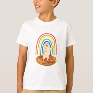 Camiseta Ropa de oro en pizza