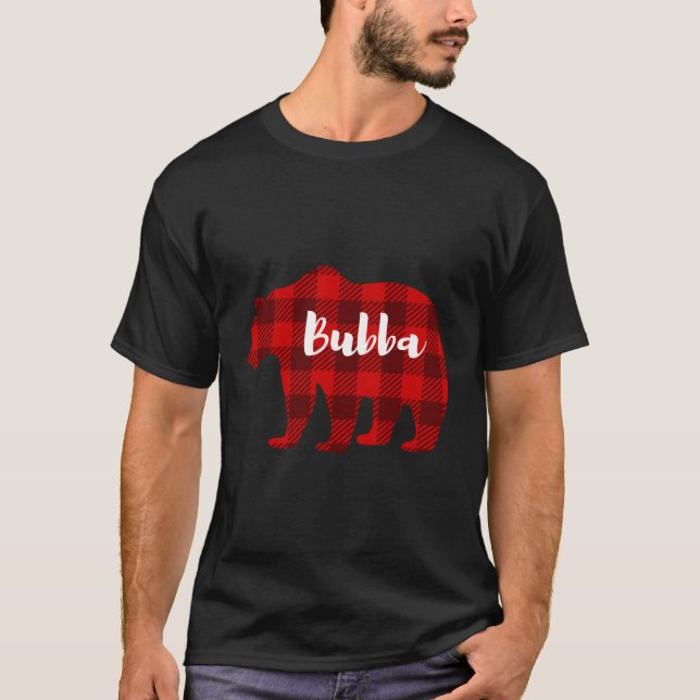 Camiseta Ropa de oso Bubba Mens Regalos Familia Abuelos (Anverso)