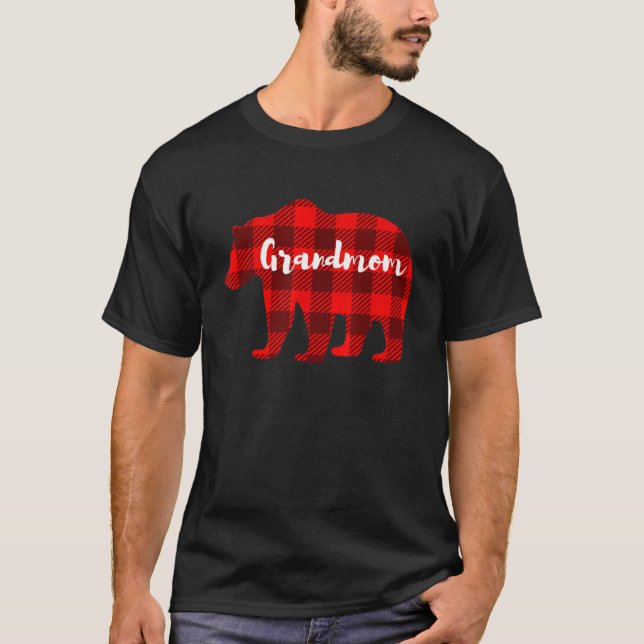 Camiseta Ropa De Oso De Abuela Mujeres Abuela (Anverso)