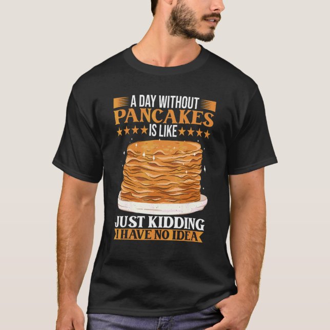 Camiseta Ropa de panqueque de brunch Desayuno panqueque (Anverso)
