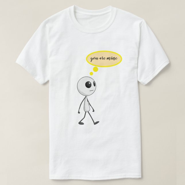 Camiseta ropa de pareja (Diseño del anverso)