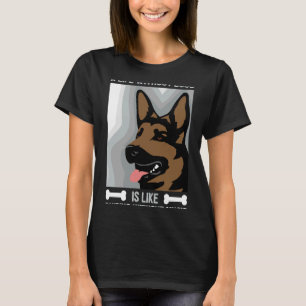 Camiseta Ropa De Pastor Alemana Graciosa Para Un Dueño De P