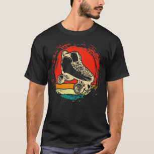 Camiseta Ropa de patinaje de patinaje de rollo retro