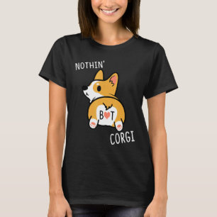 Camiseta Ropa de perro de corgi novedad nada más