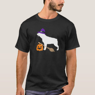 Camiseta Ropa de perro de Halloween, Gorra de brujas de Rot