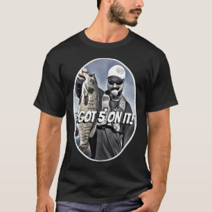 Camiseta Ropa de Pesca Tengo Cinco Libras Puesta En Ella