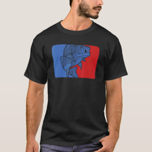 Camiseta Ropa de Pescado Tilapia Retro Pesca de Agua Dulce