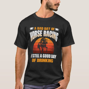 Camiseta Ropa de pista de carreras de caballos día de amor