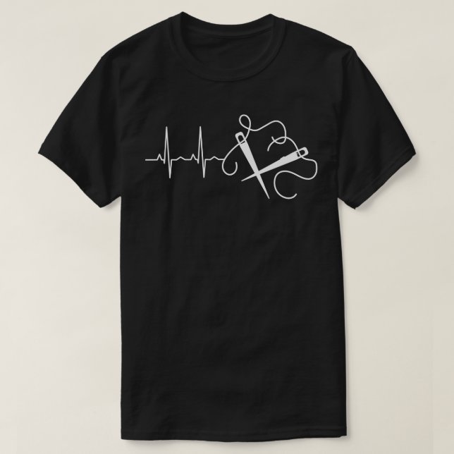 Camiseta Ropa de punto Agujas latido (Diseño del anverso)