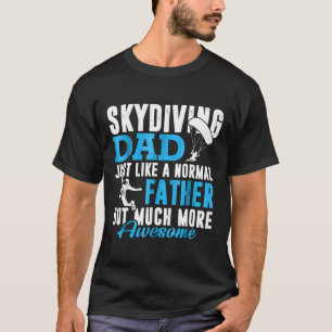 Camiseta Ropa de regalo para papá de skydiving genial para