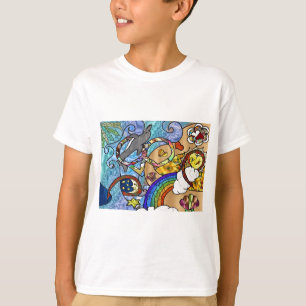 Camiseta Ropa de regalos psicodélicos retro de los 60 en la