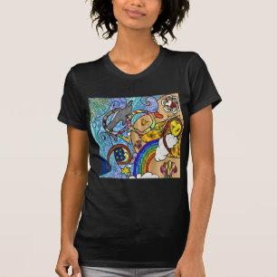 Camiseta Ropa de regalos psicodélicos retro de los 60 en la