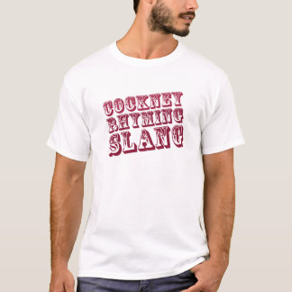 Camiseta Ropa de rima del argot del londinense de la clase