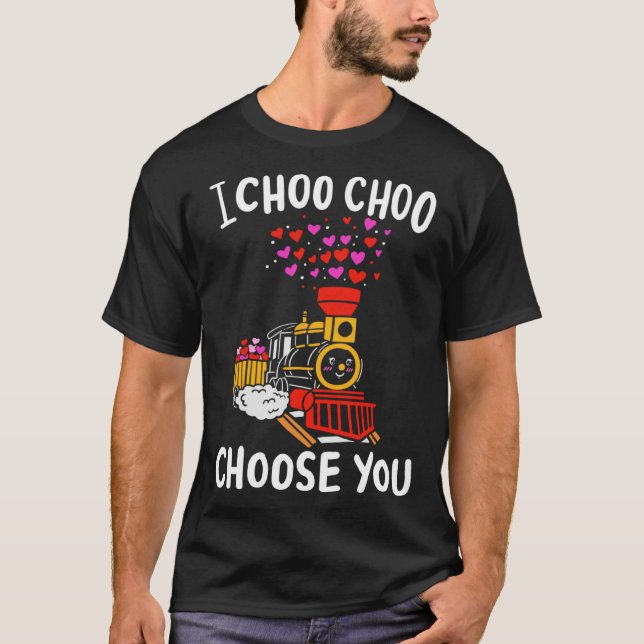 Camiseta Ropa de San Valentín para él que escojo elegir (Anverso)
